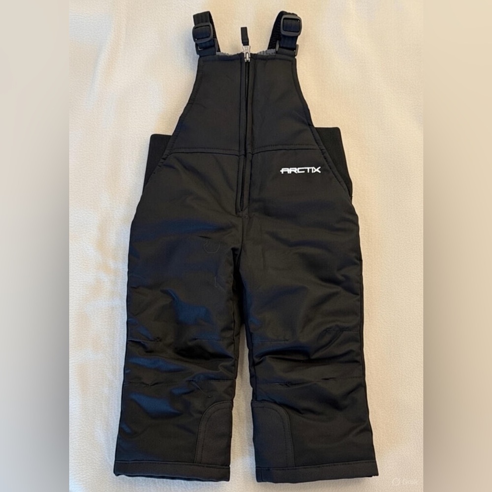 Arctix 5K Snow Bib Overalls Black 24M